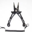 Aluminium Fishing Pliers with sheath black