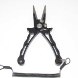 Aluminium Fishing Pliers with sheath black