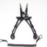 Aluminium Fishing Pliers with sheath black