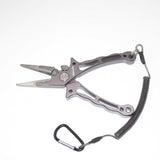 Aluminium Fishing Pliers with sheath titanium